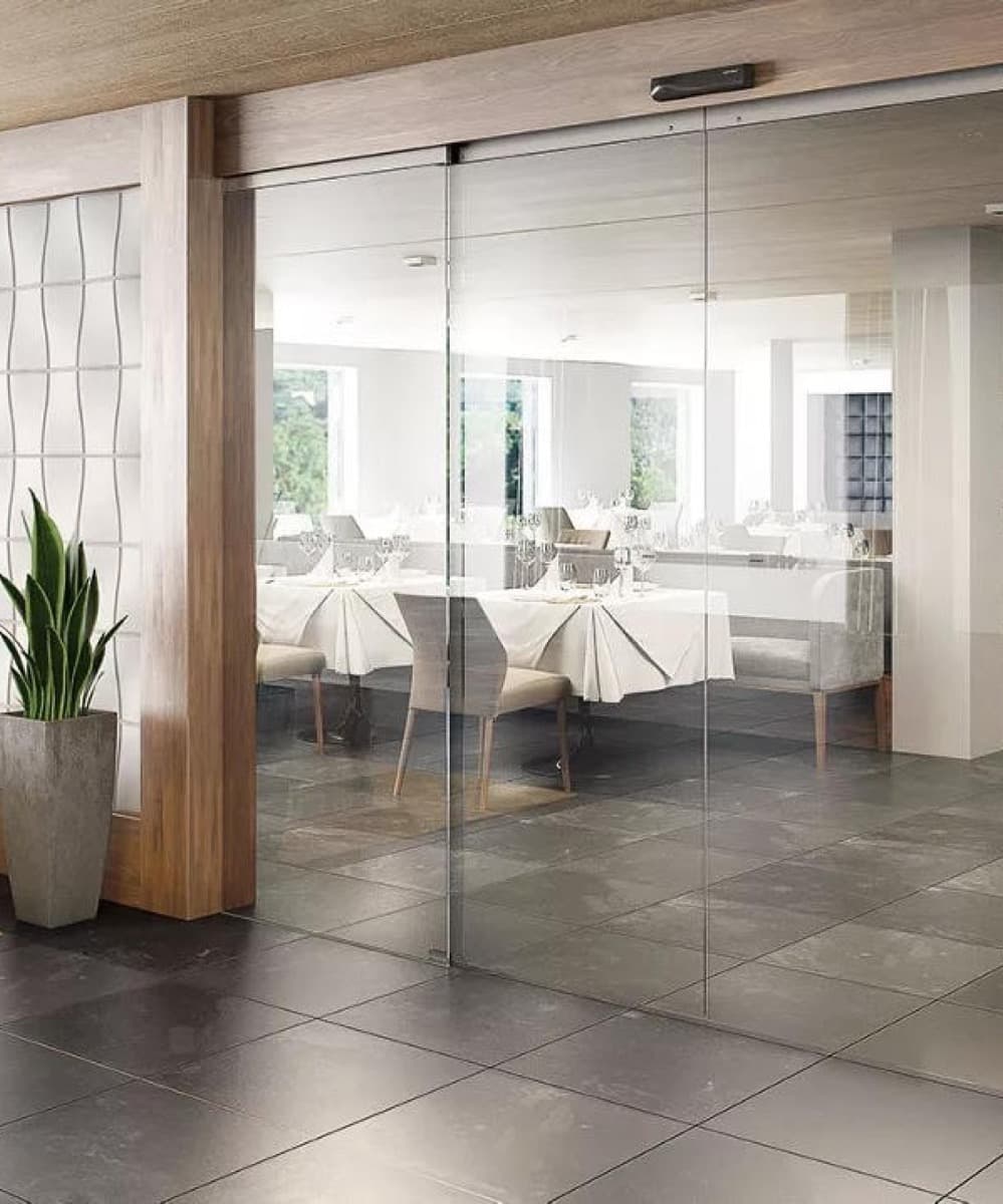 Sliding, swinging, and all-glass automatic entrances